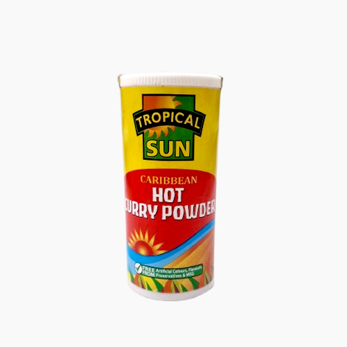 TROPICAL SUN CARIBBEAN HOT CURRY POWDER 100g