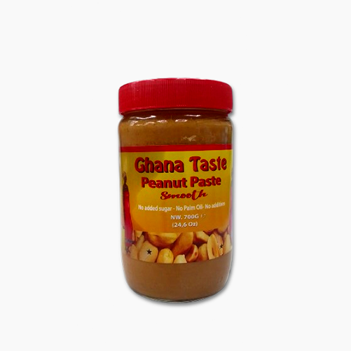 Ghana Taste Smooth Peanut Paste (No added sugar- No Palm Oil - No additives) 700g